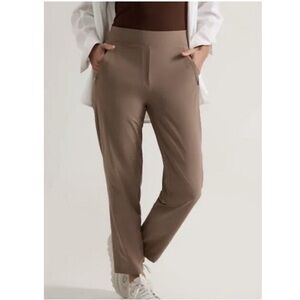 Athleta Brooklyn Lined Pants Rustic Beige size 8